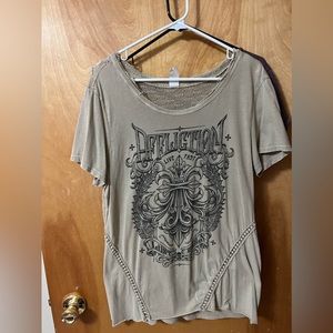 AFFLICTION Women's T-Shirt Size X-Large EXCELLENT CONDITION